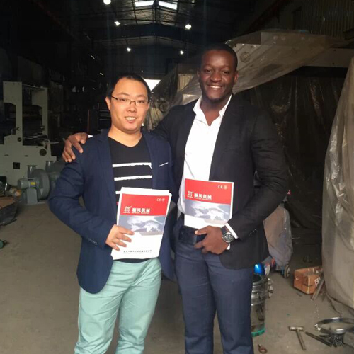 Nigeria customers visit our factory