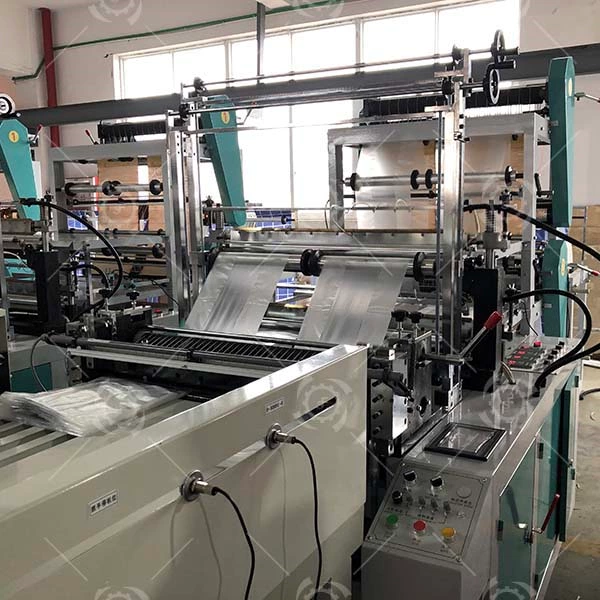 fully automatic plastic poly bag making machine