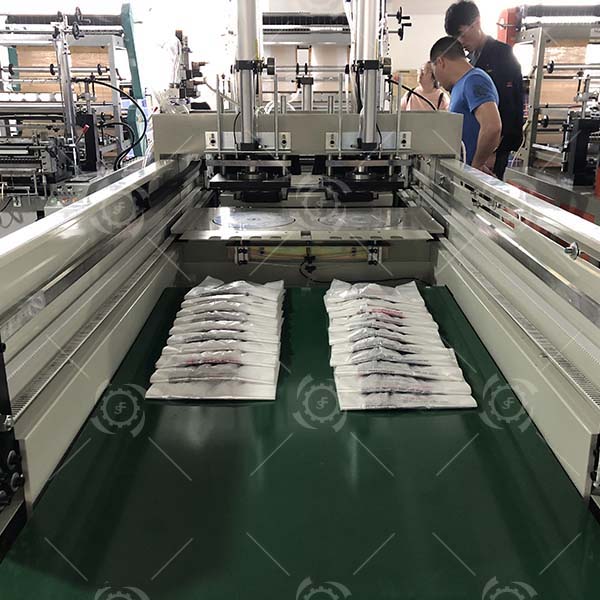 Plastic Polythene Poly T Shirt Bag Making Machine
