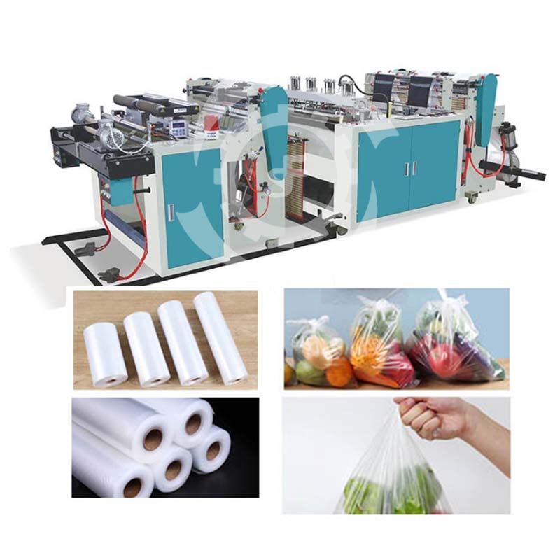polythene plastic shopper roll making machine