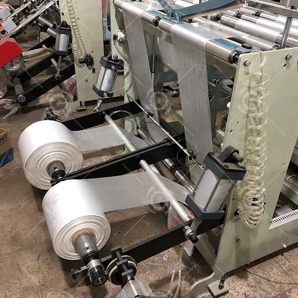polythene plastic shopper roll making machine