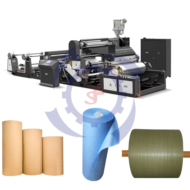 Full Automatic High Speed Extrusion Coating Laminating Machine for Paper Rolls Sack Rolls Non Woven Fabric Rolls