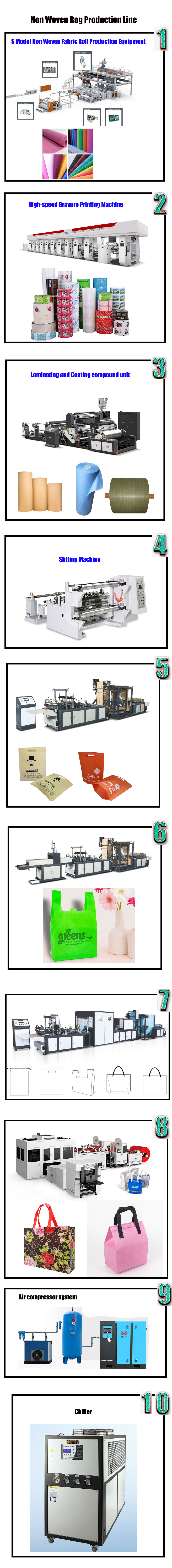 Automatic Non Woven Loop Handle Bag Making Machine